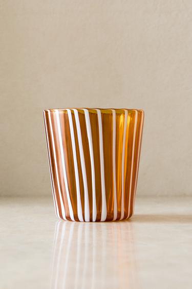 COPO BOROSSILICATO RISCAS - Laranja da Zara