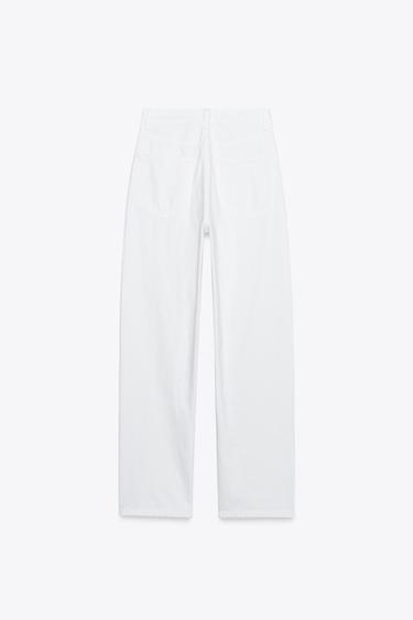 JEAN TRF MOM FIT AVEC TAILLE HAUTE - Blanc de Zara - Image 8