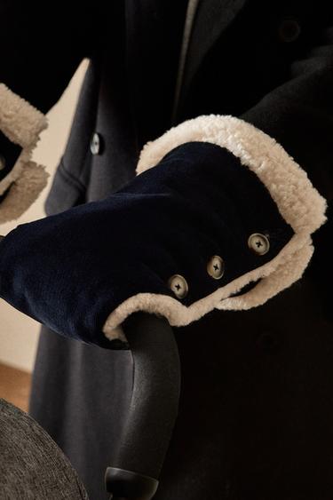 GANTS POUSSETTE BÉBÉ CORDUROY - Bleu marine de Zara - Image 6