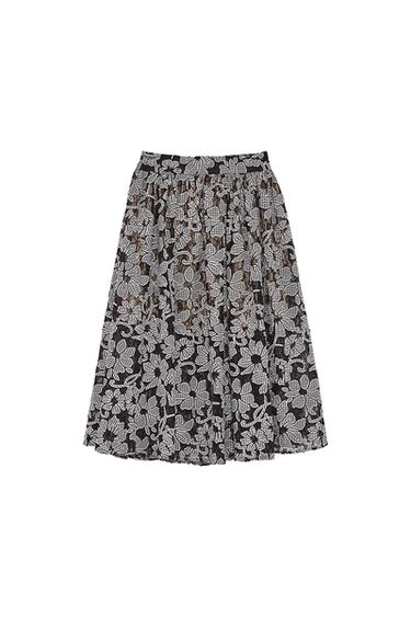 FLORAL PRINT SKIRT