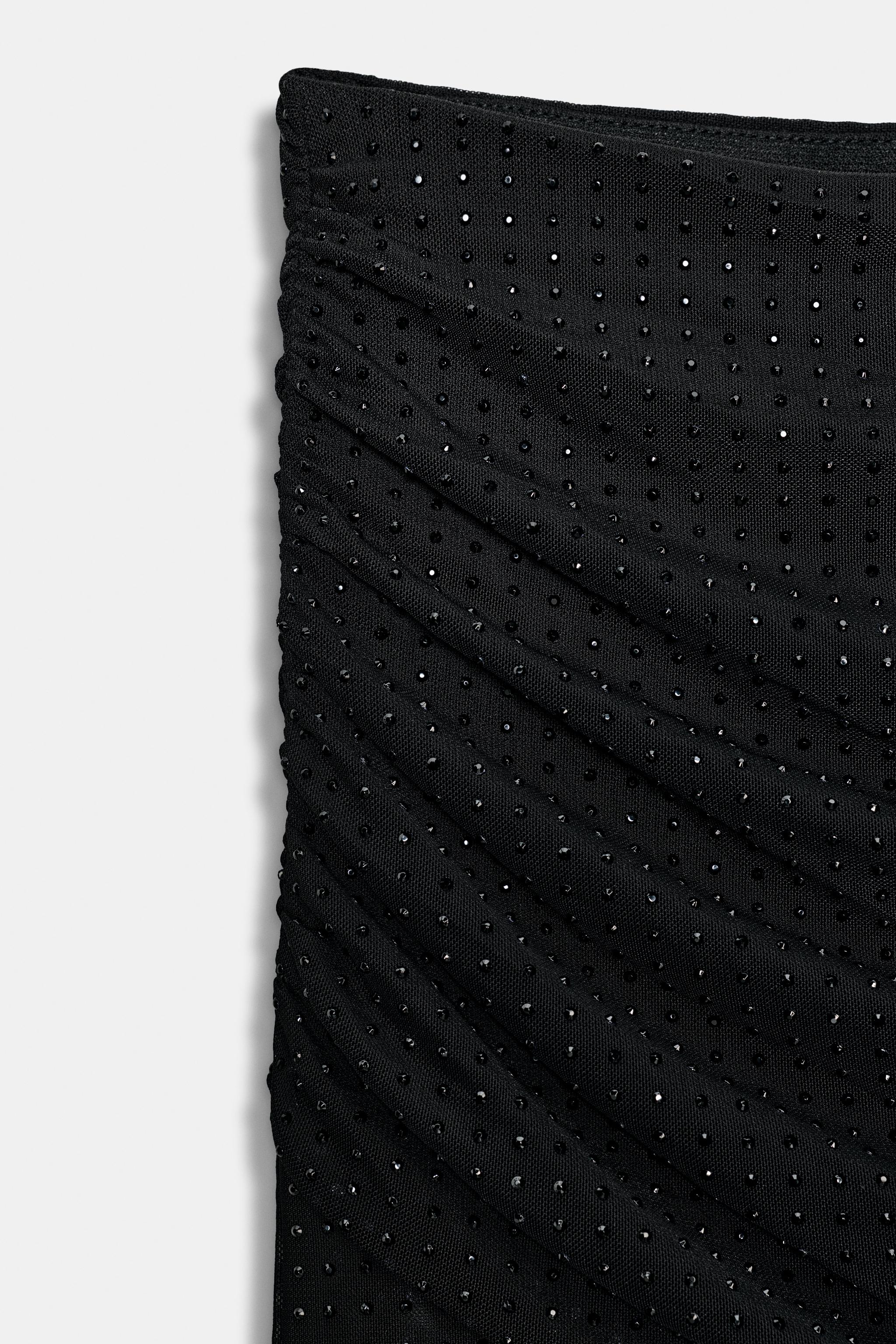 RUFFLED SHIMMER TULLE PANTS