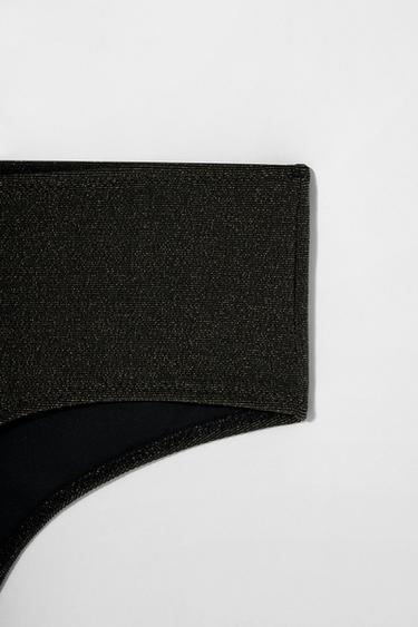 SPARKLY BIKINI BOTTOMS KATE MOSS X ZARA - Golden de Zara - Image 3