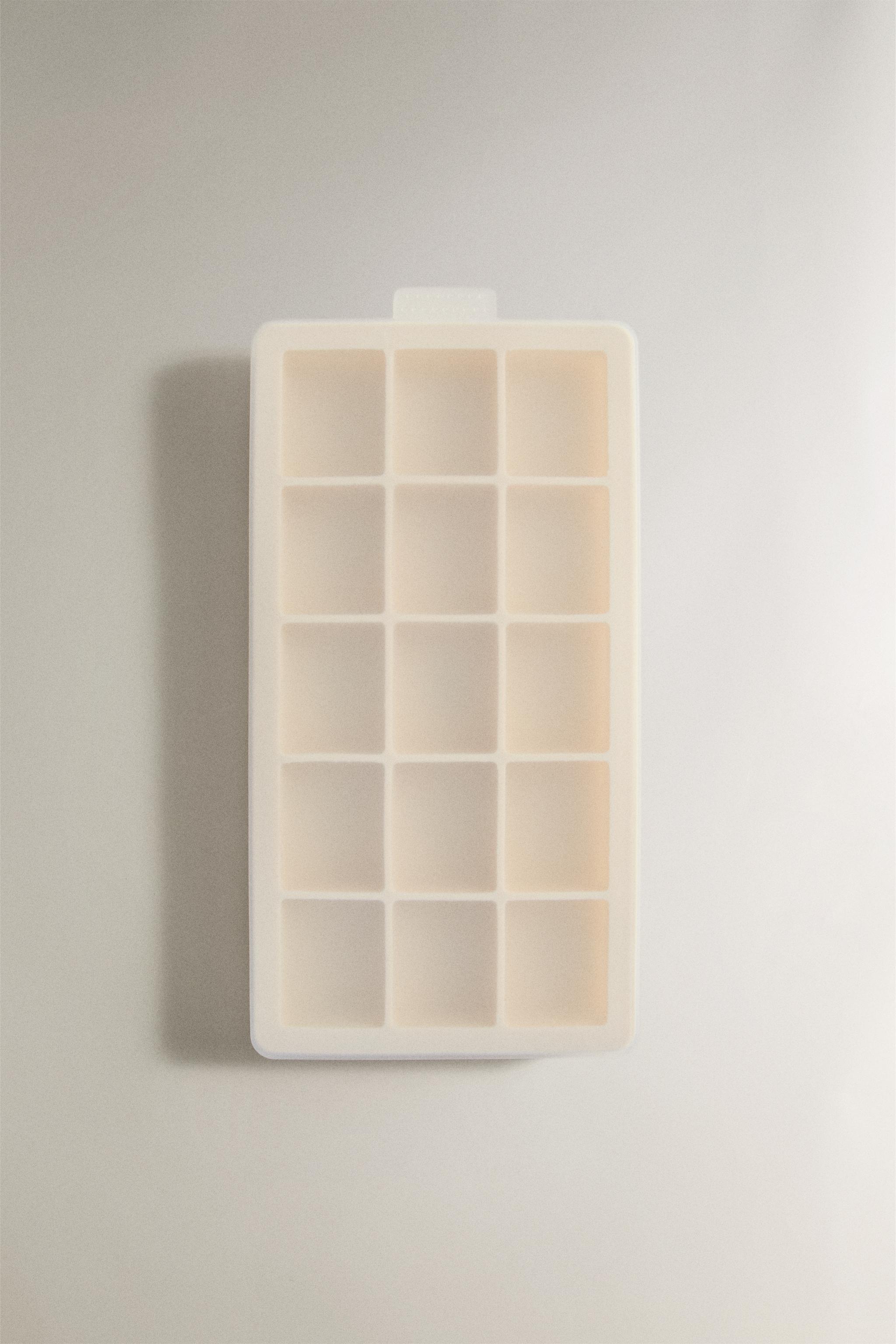 15-CUBE SILICONE ICE TRAY - Cream | ZARA Canada