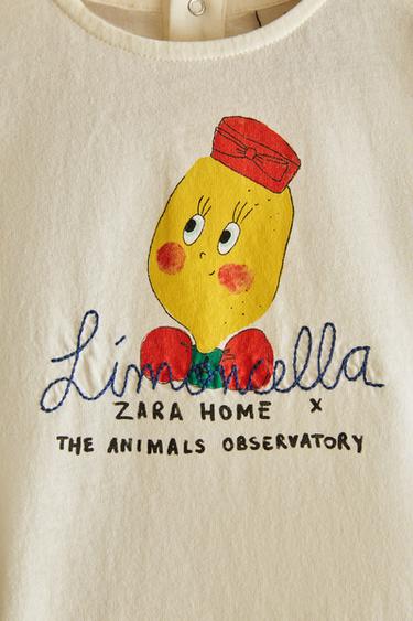 LIMONCELLA X THE ANIMALS OBSERVATORY BABY ROMPER - Light beige by Zara - Image 2
