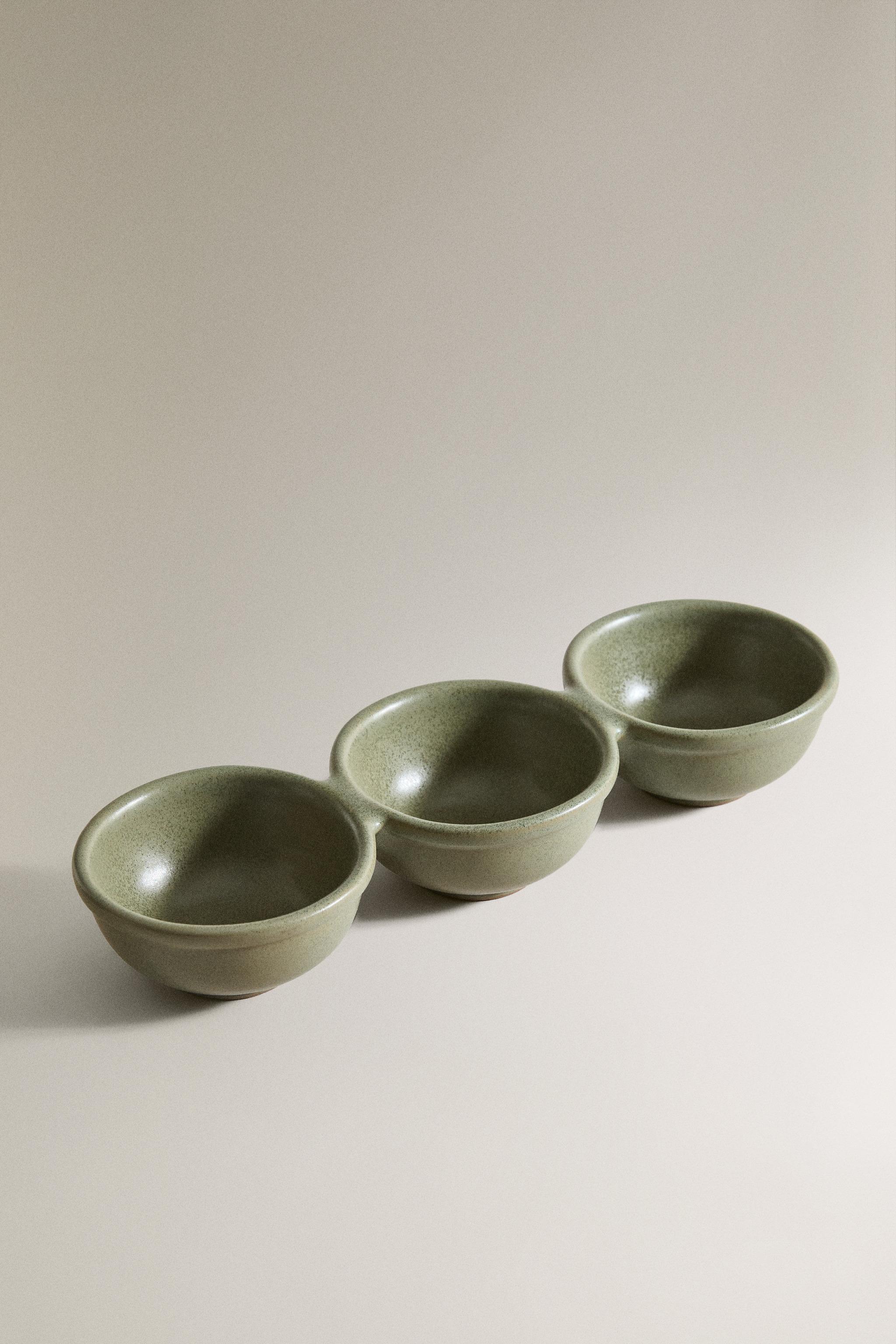 TERRACOTTA BOWL SET - GREENISH | ZARA United States