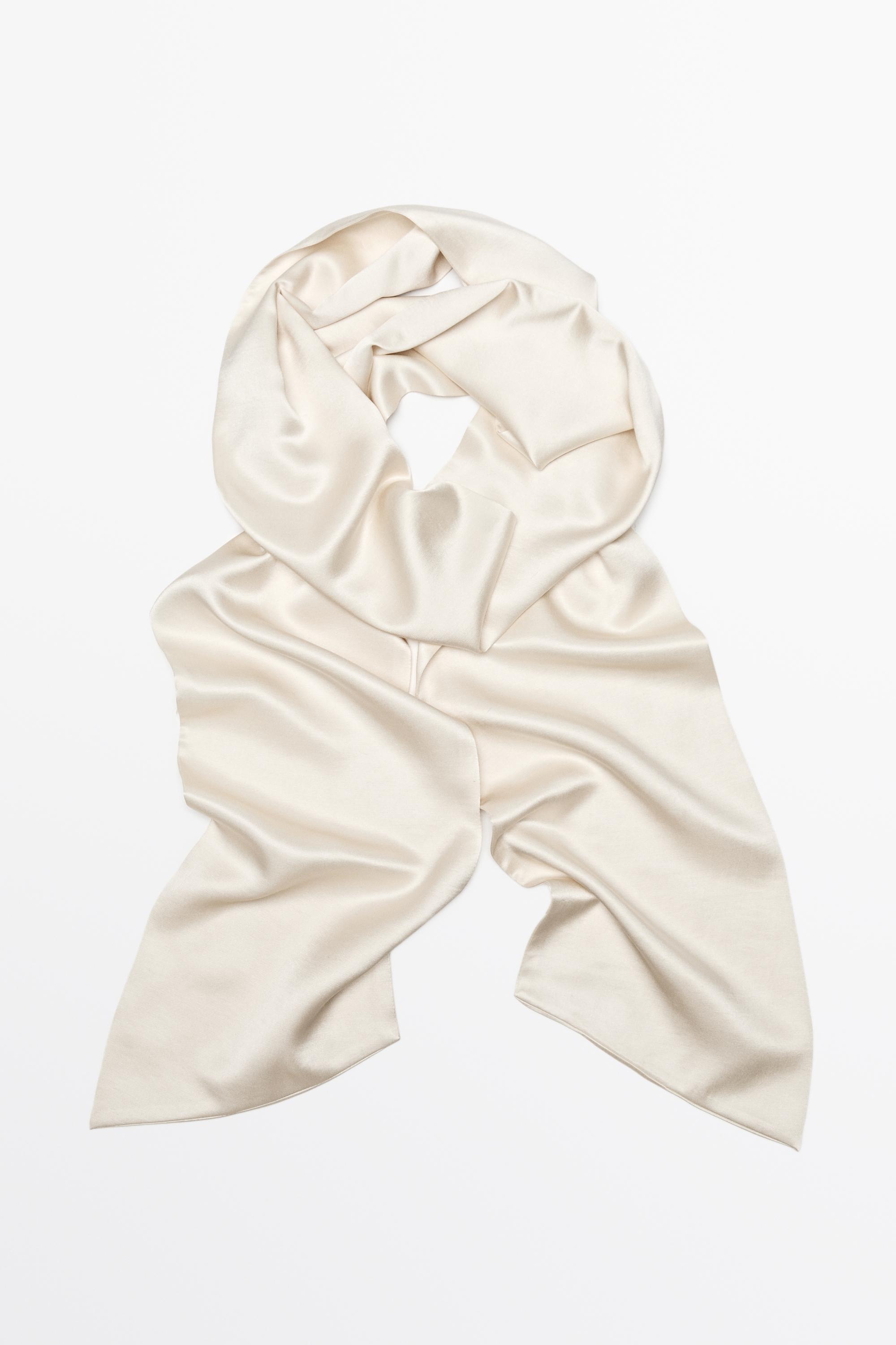 Satin scarf