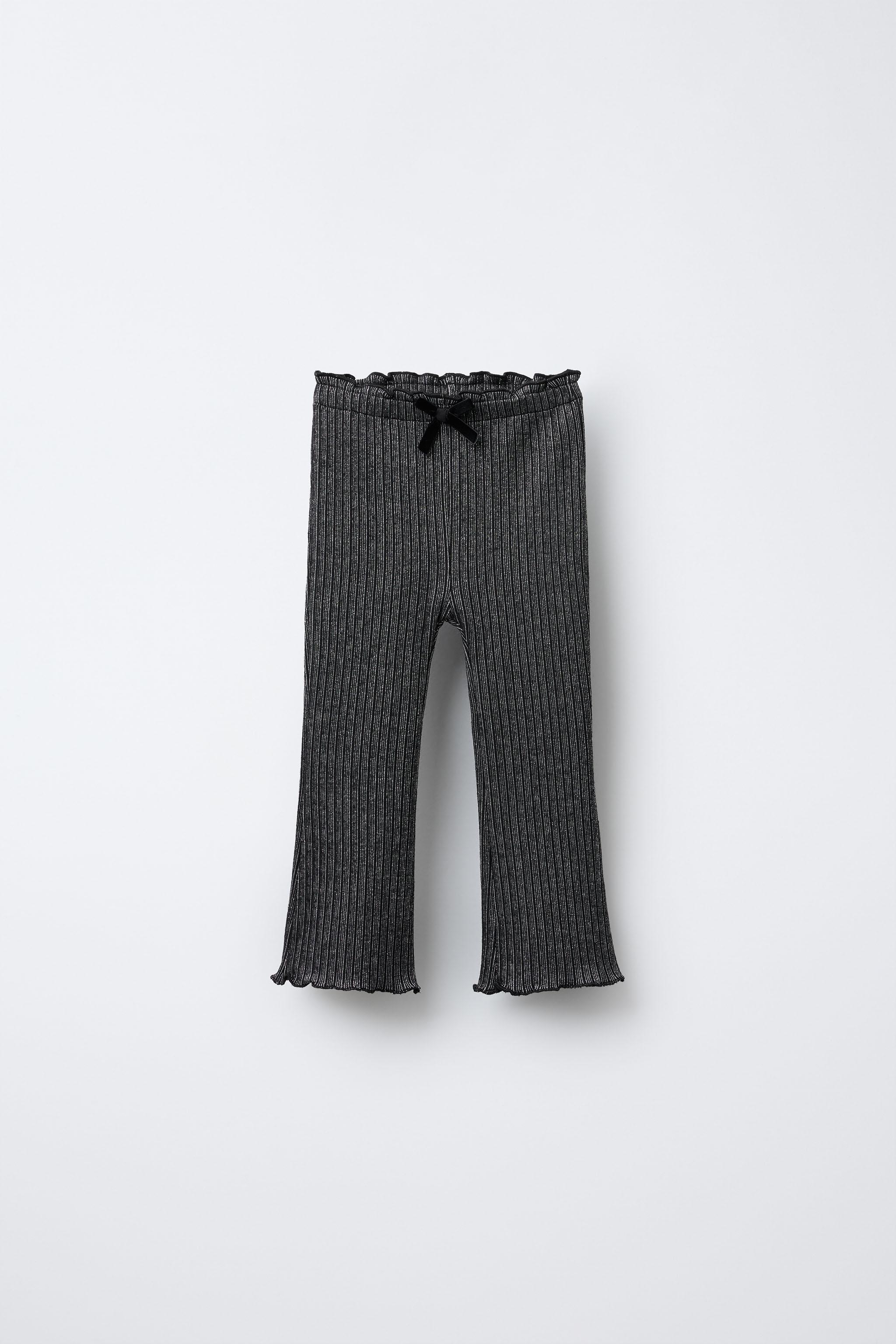 SPARKLY FLARE PANTS - Black | ZARA Canada