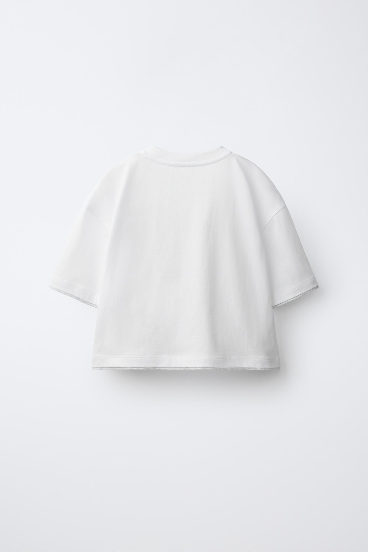 HEART PRINT T-SHIRT — White