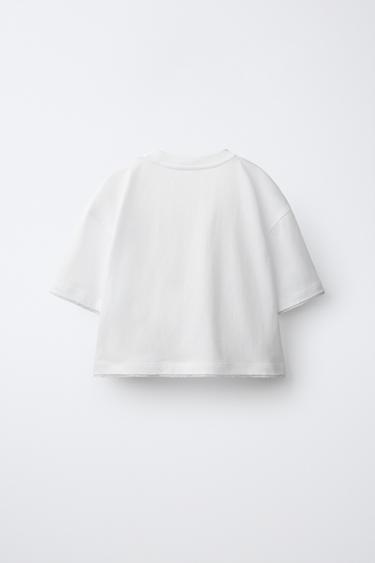 HEART PRINT T-SHIRT — White 2