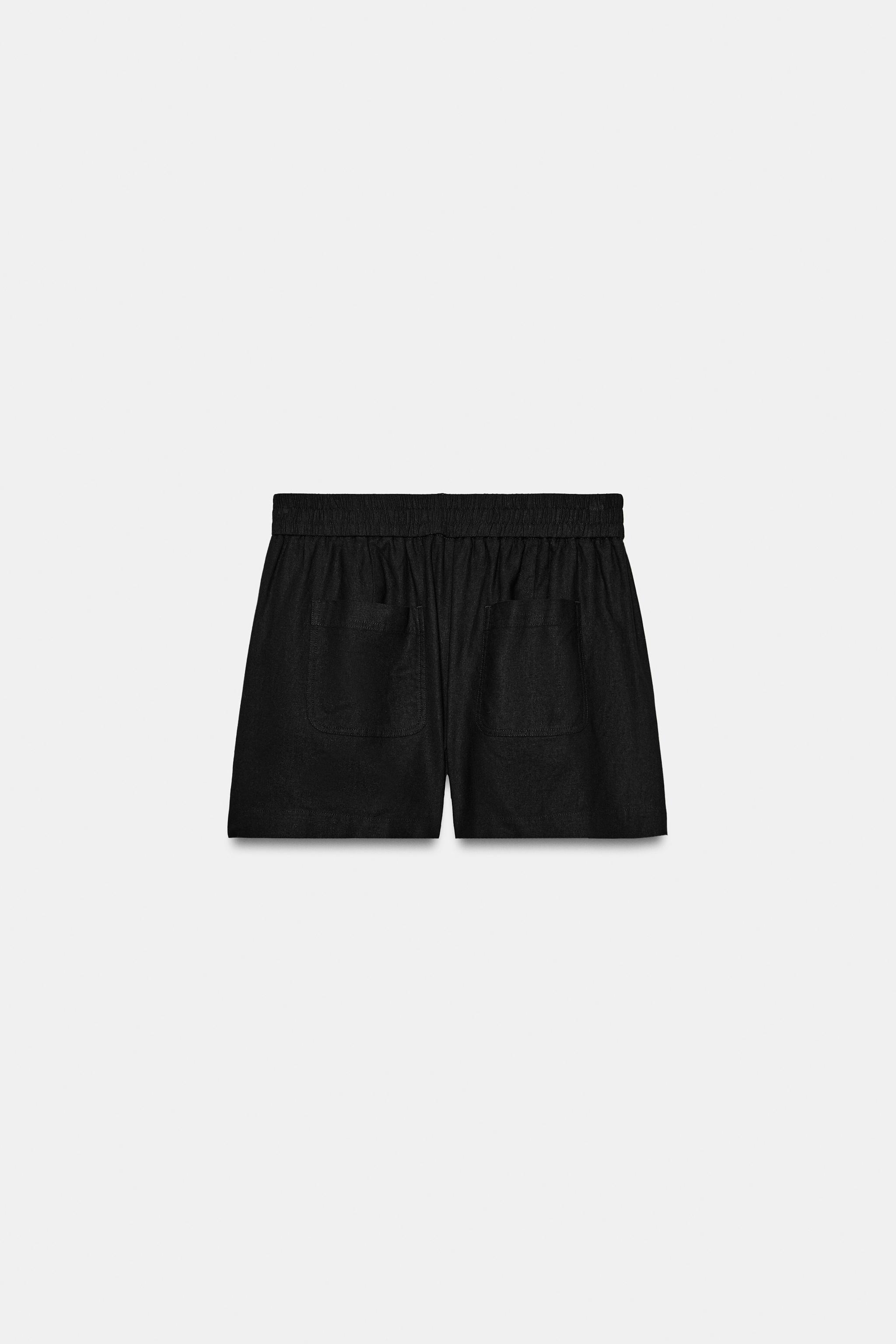 LINEN SHORTS