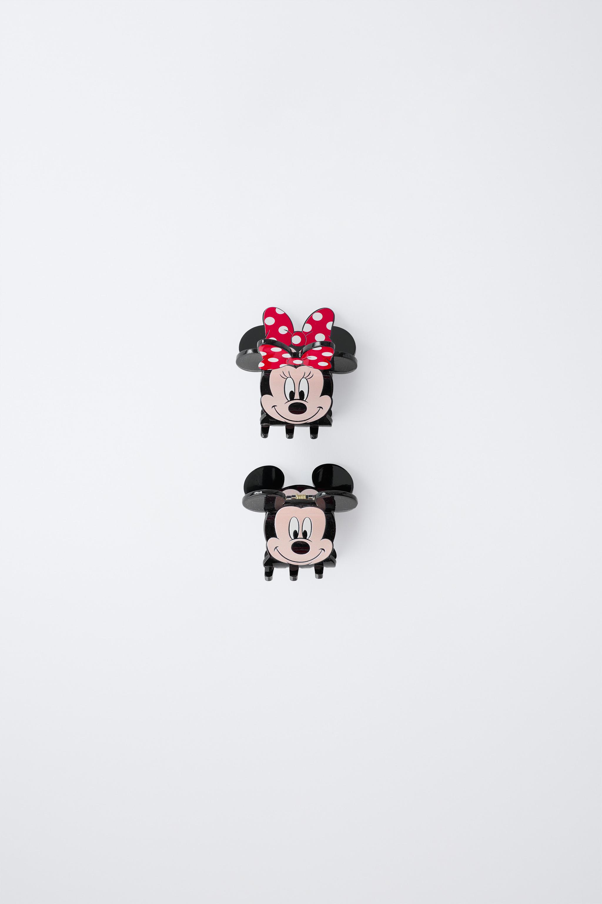 LOT DE DEUX PINCES MICKEY ET MINNIE MOUSE © DISNEY