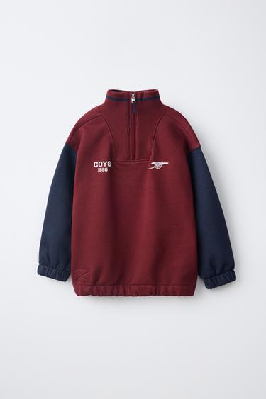 ARSENAL F.C. © PRINTED SWEATSHIRT - Burgundy by Zara