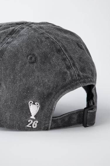 EMBROIDERED UEFA CHAMPIONS LEAGUE ® CAP - Anthracite grey by Zara