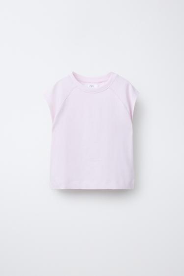 BASIC RAGLAN SLEEVE T-SHIRT - Pink by Zara - Image 0