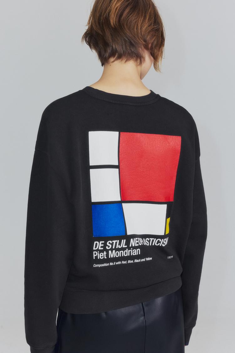 Sudadera piet mondrian