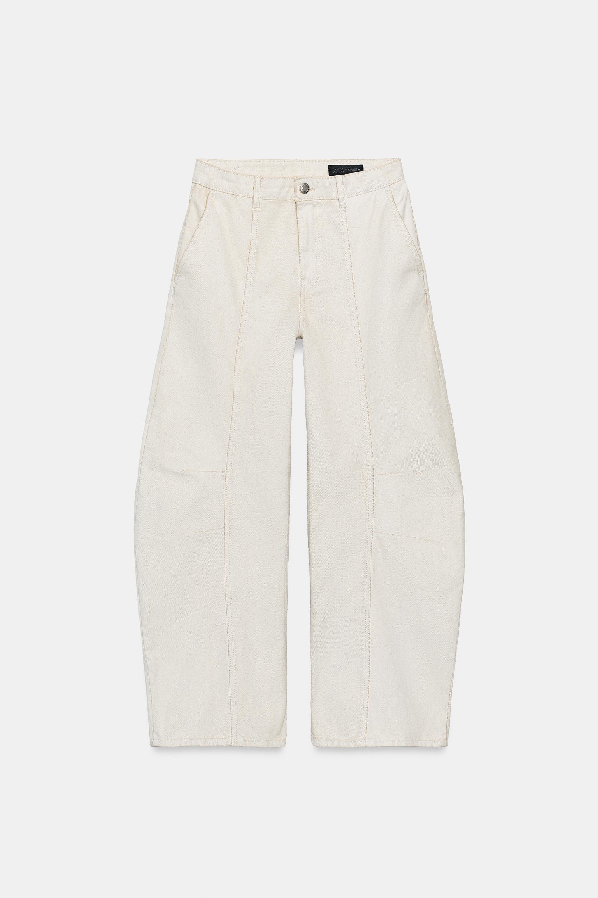 ZW COLLECTION WIDE-LEG MID-RISE JEANS