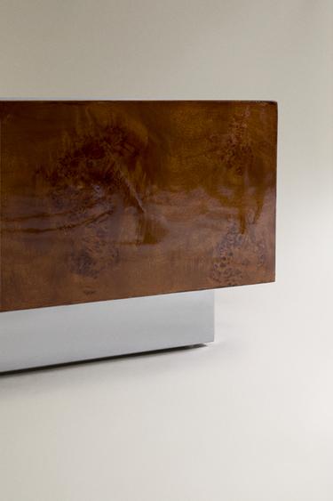 TABLE BASSE EN BOIS DE RACINE - Kaki de Zara - Image 3