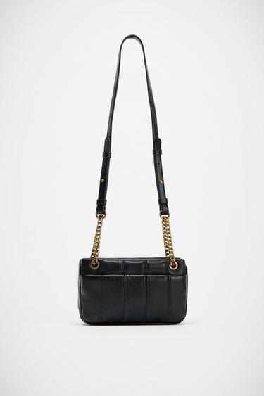 BANDOLERA ACOLCHADA - Negro de Zara