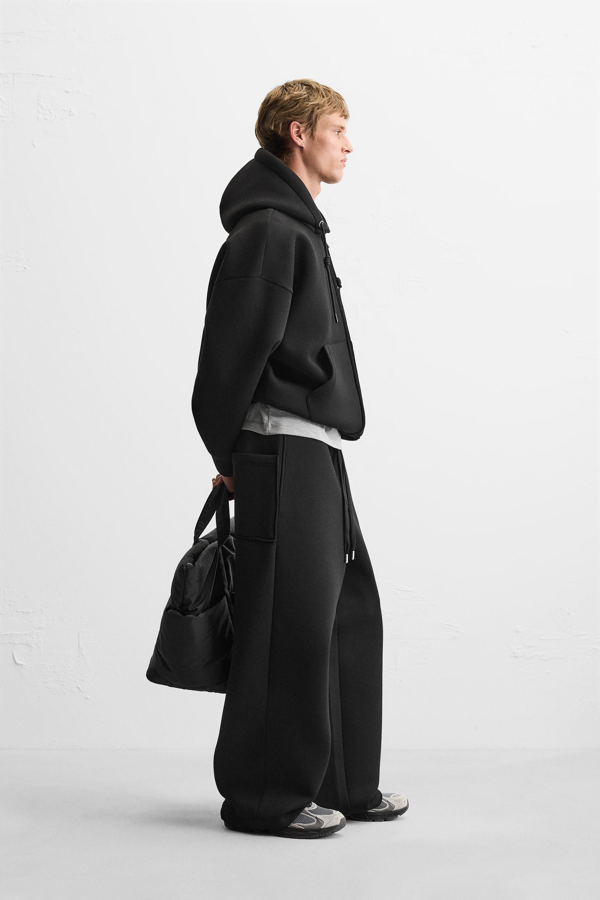 WIDE-FIT ジョガーパンツ - ブラック | ZARA Japan / 日本