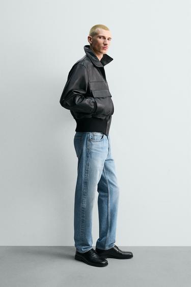 SLIM FIT JEANS - Light blue by Zara - Image 3