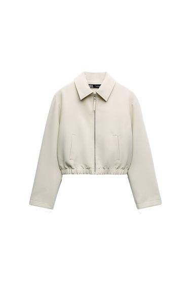 SHIRT STYLE BOMBER JACKET