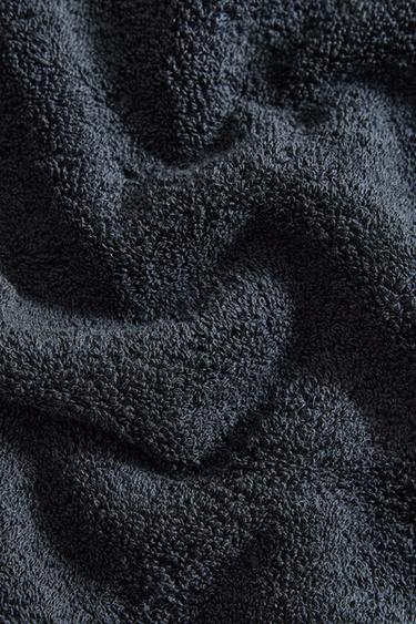 SERVIETTE DE BAIN COTON PREMIUM (600 g/m²) - Noir de Zara