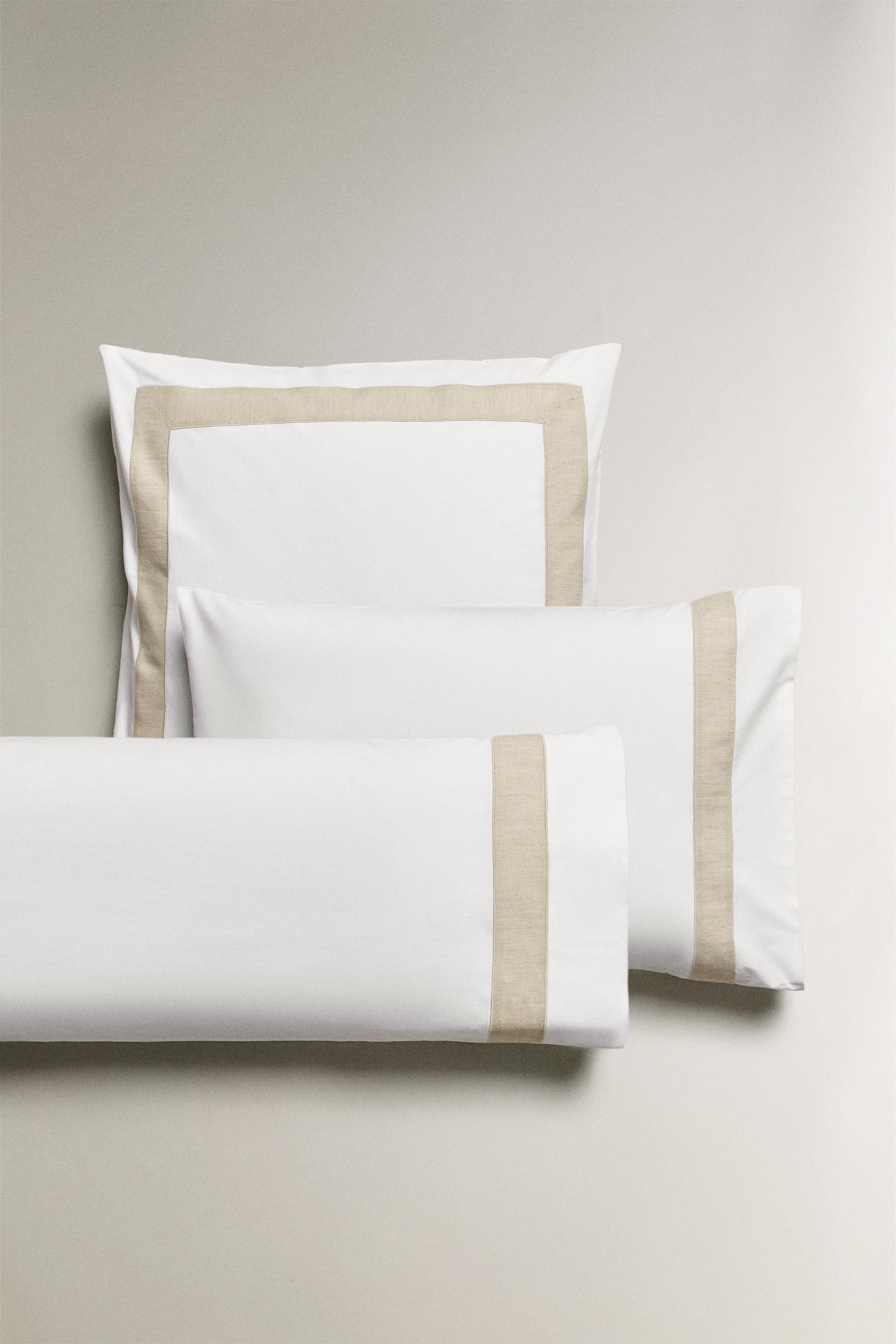 リネンライン装飾付き 掛け布団カバー | Zara Home 日本/Japan