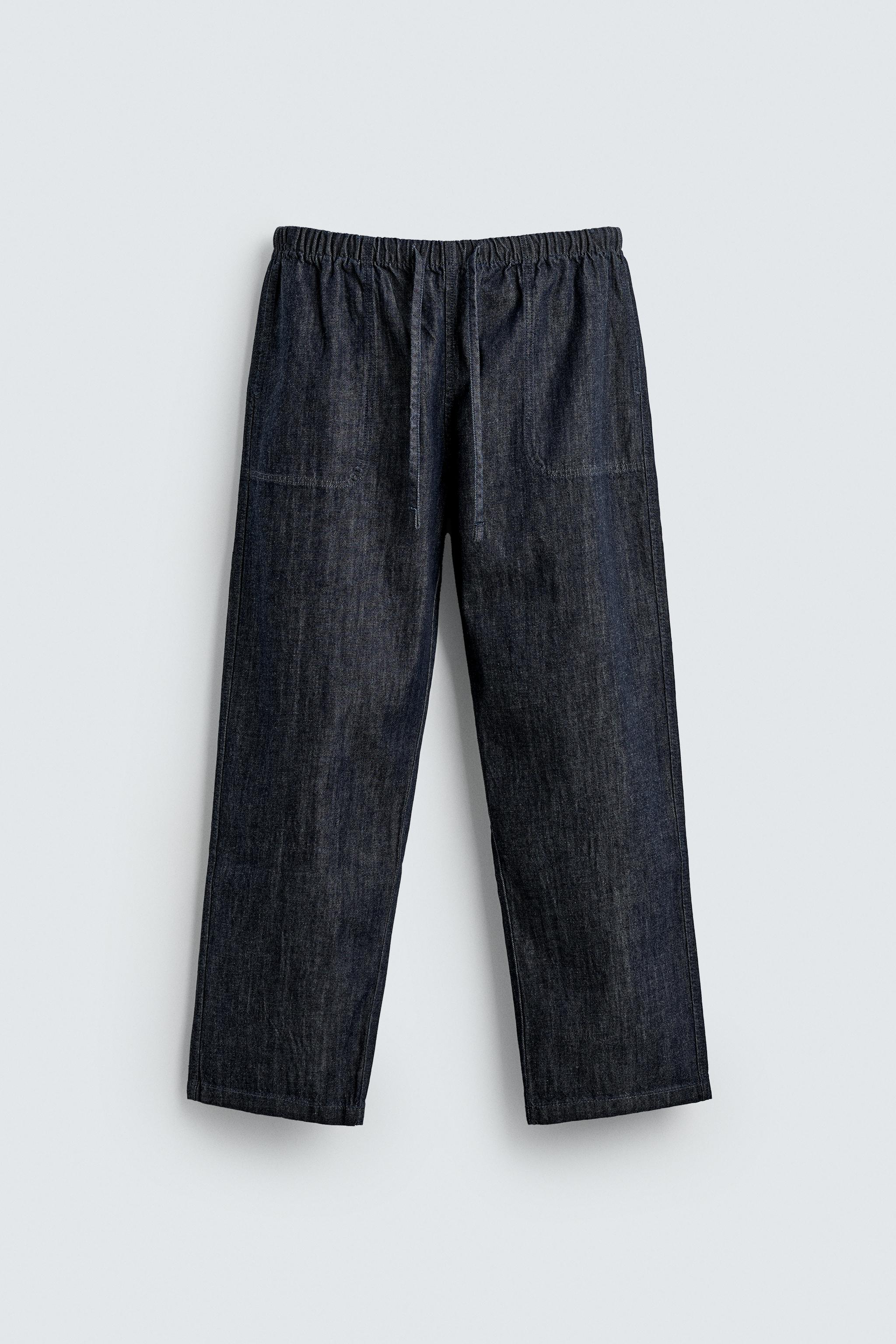 RELAXED FIT JOGGER JEANS