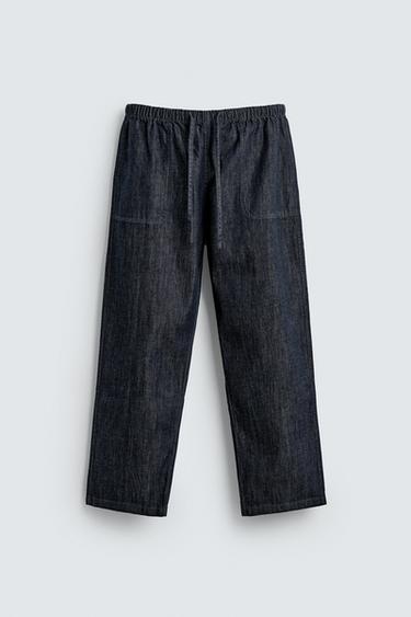 JEANS JOGGER RELAXED FIT - نيلي الخاص بـ Zara