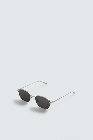 LUNETTES DE SOLEIL OVALES - Argent Mat de Zara - Image 5