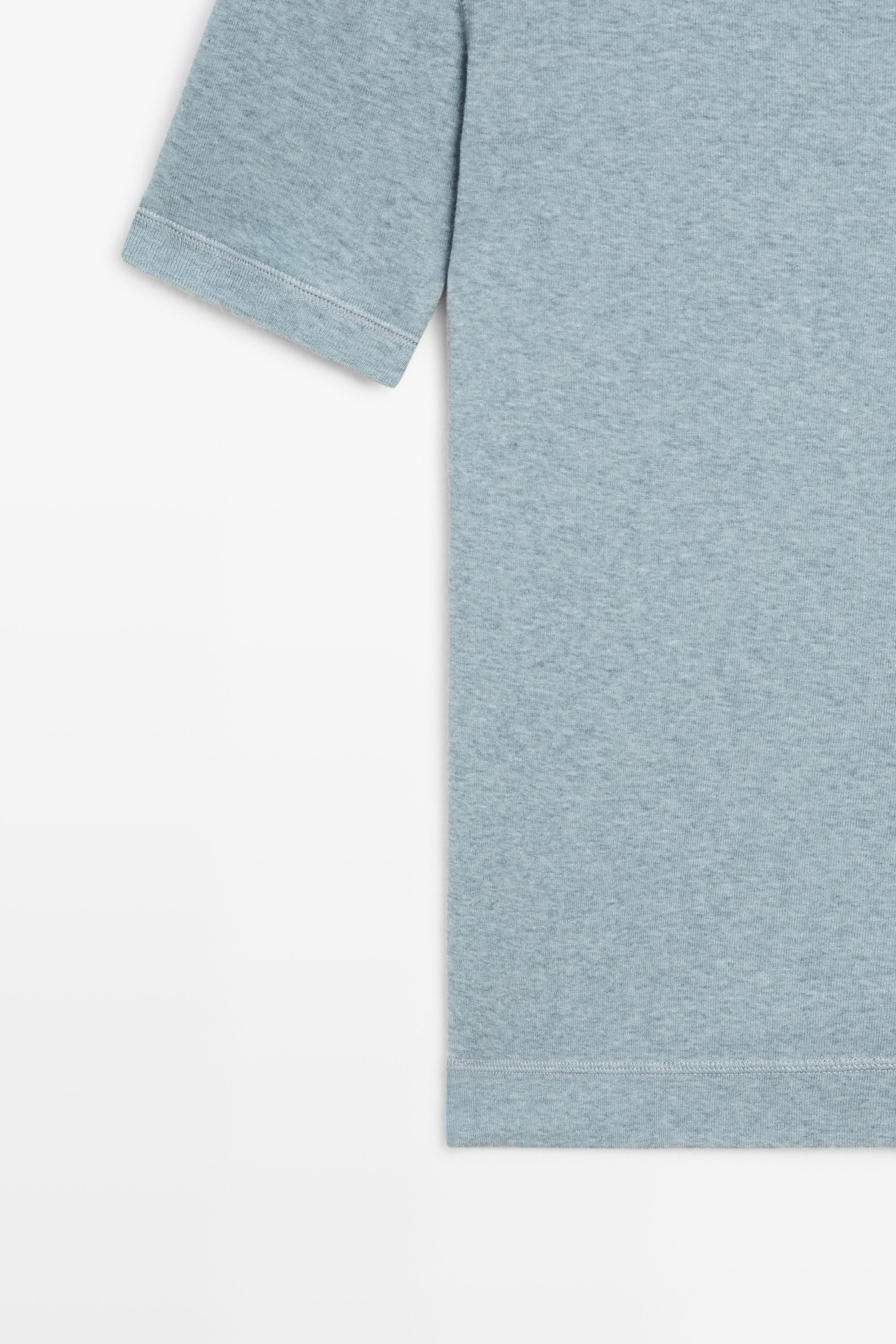 T-shirt à manches courtes en coton mélangé