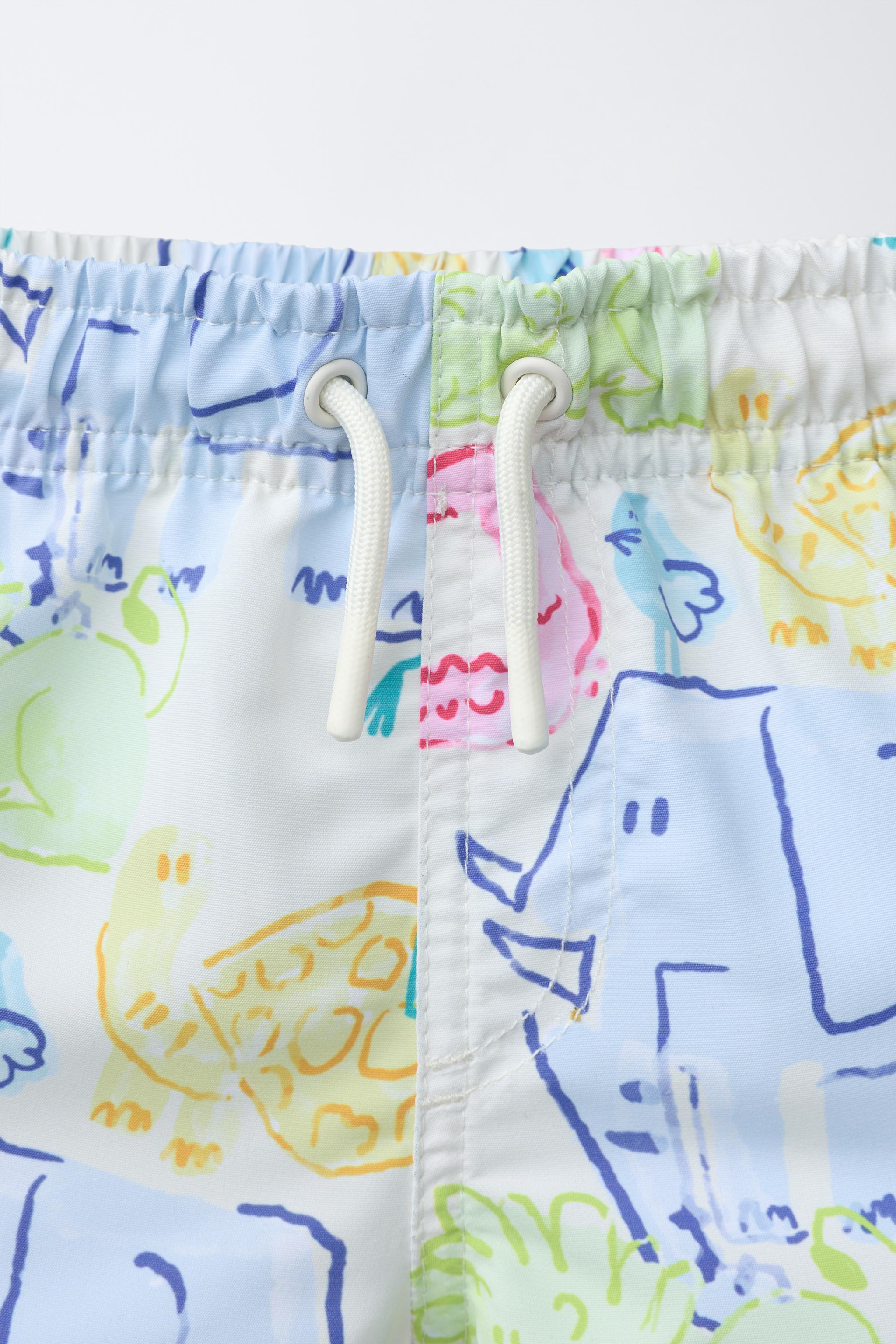 2-6 ANS/ SHORT DE BAIN ANIMAUX