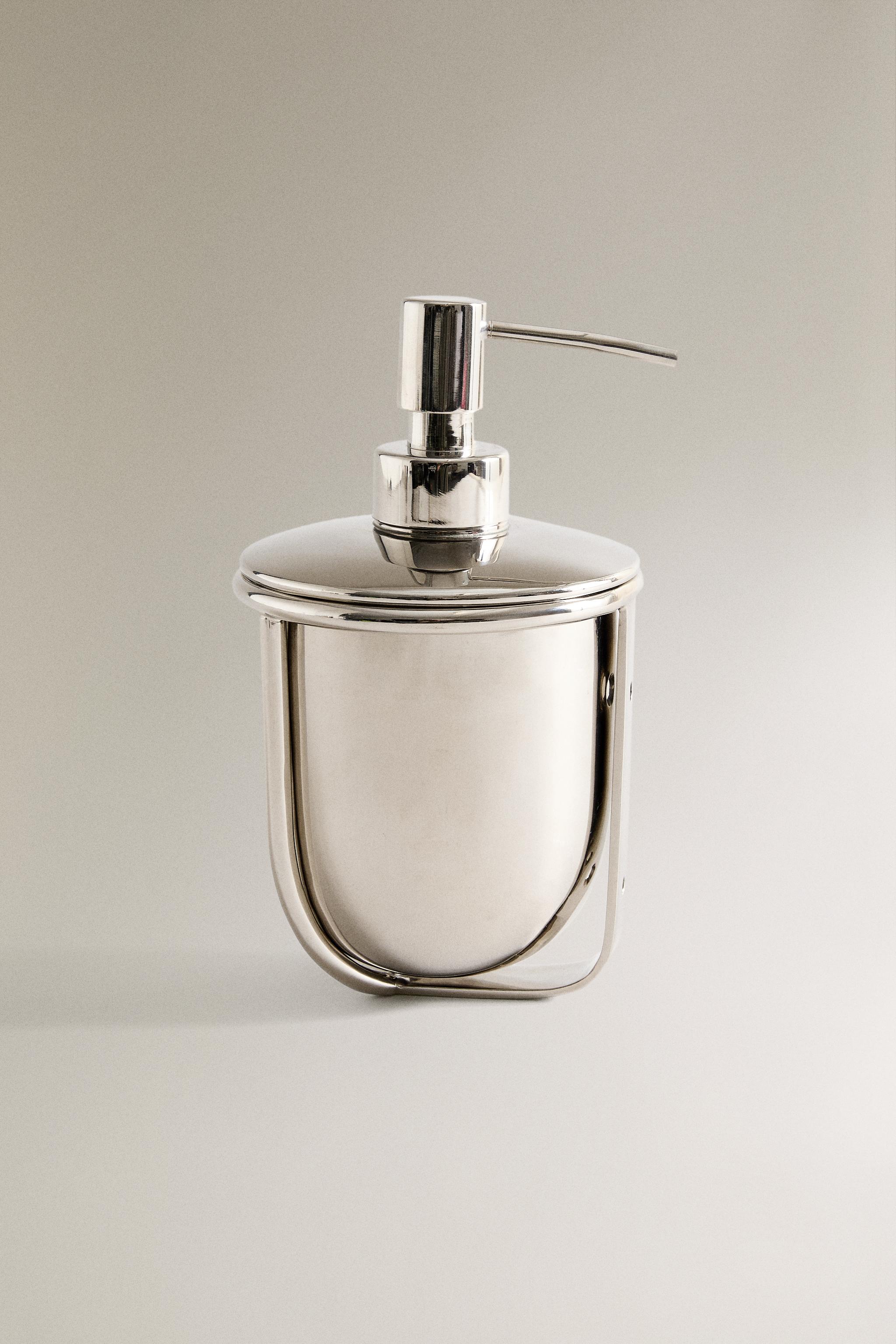 SHINY METAL SOAP DISPENSER - Silver | ZARA United States