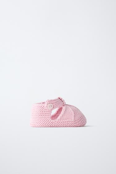 COTTON BOOTIES - Pink by Zara