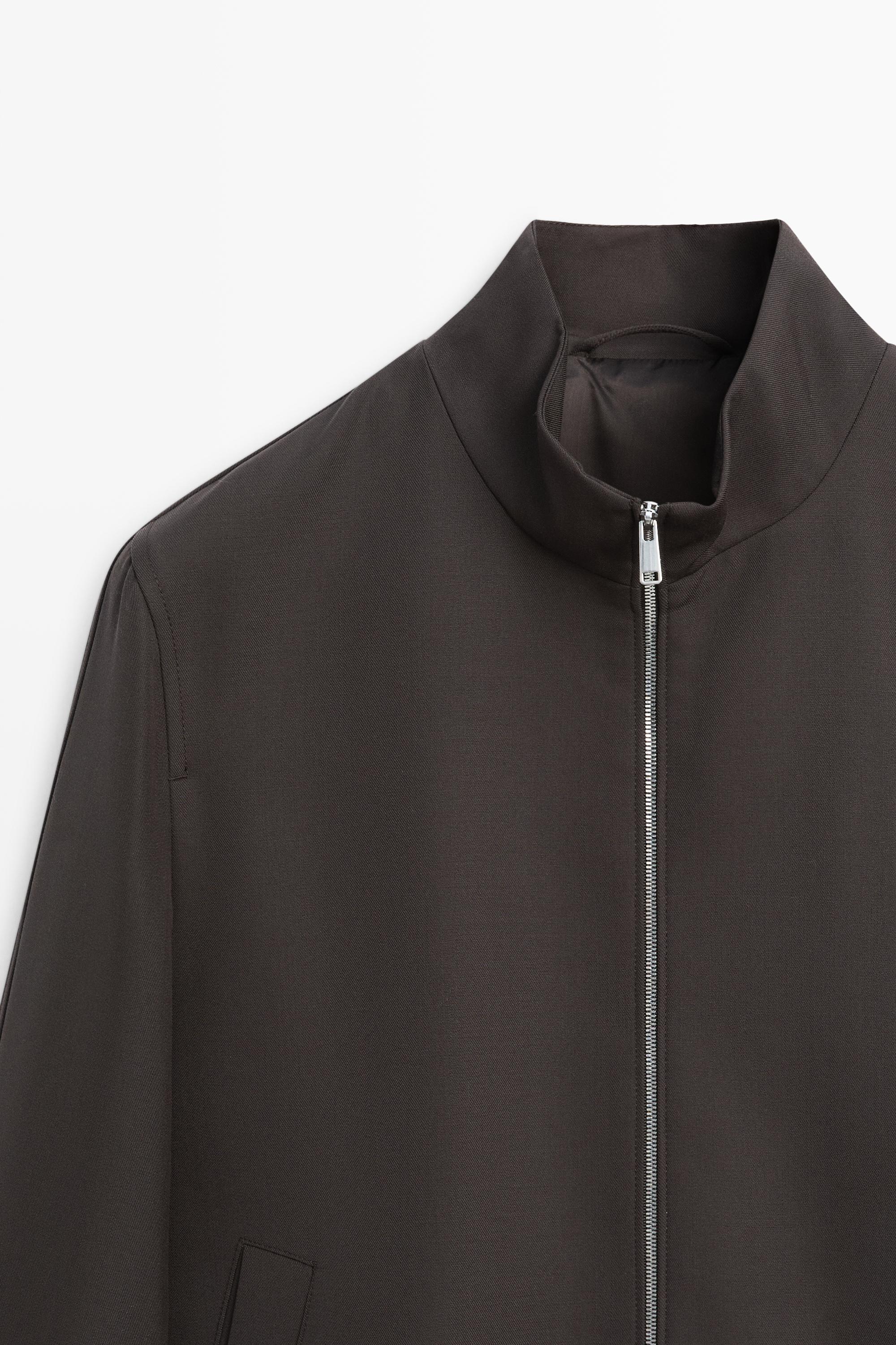 100% cool wool total look jacket