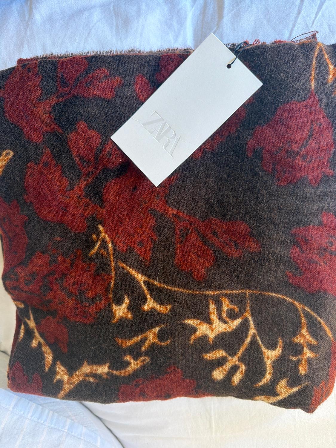 FLORAL PRINT SCARF - Image 3