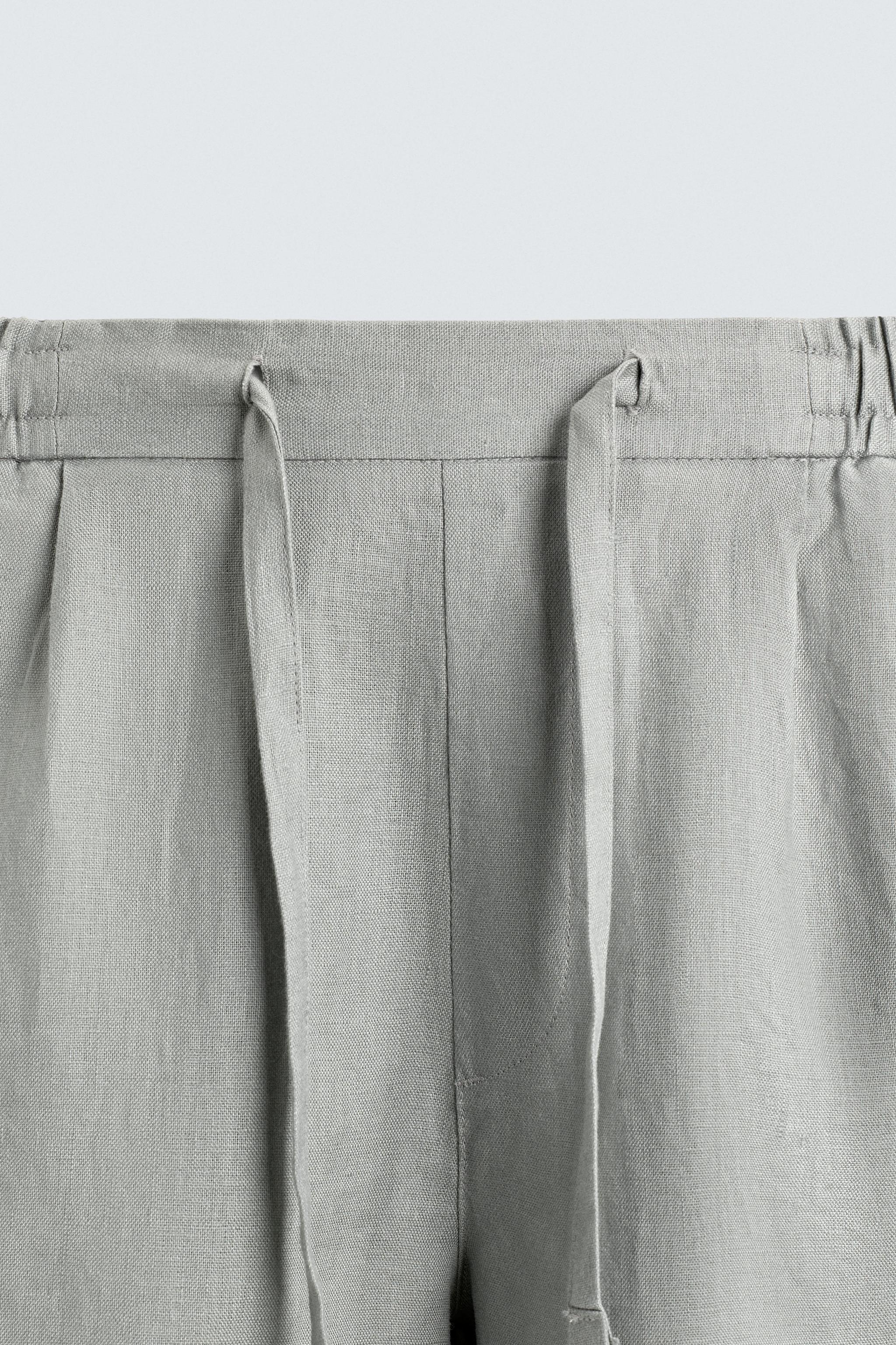 SHORT RELAXED FIT 100 % LIN