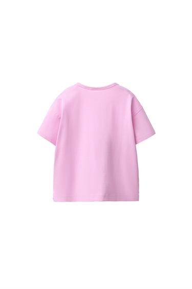 T-SHIRT UNI - Rose de Zara - Image 2