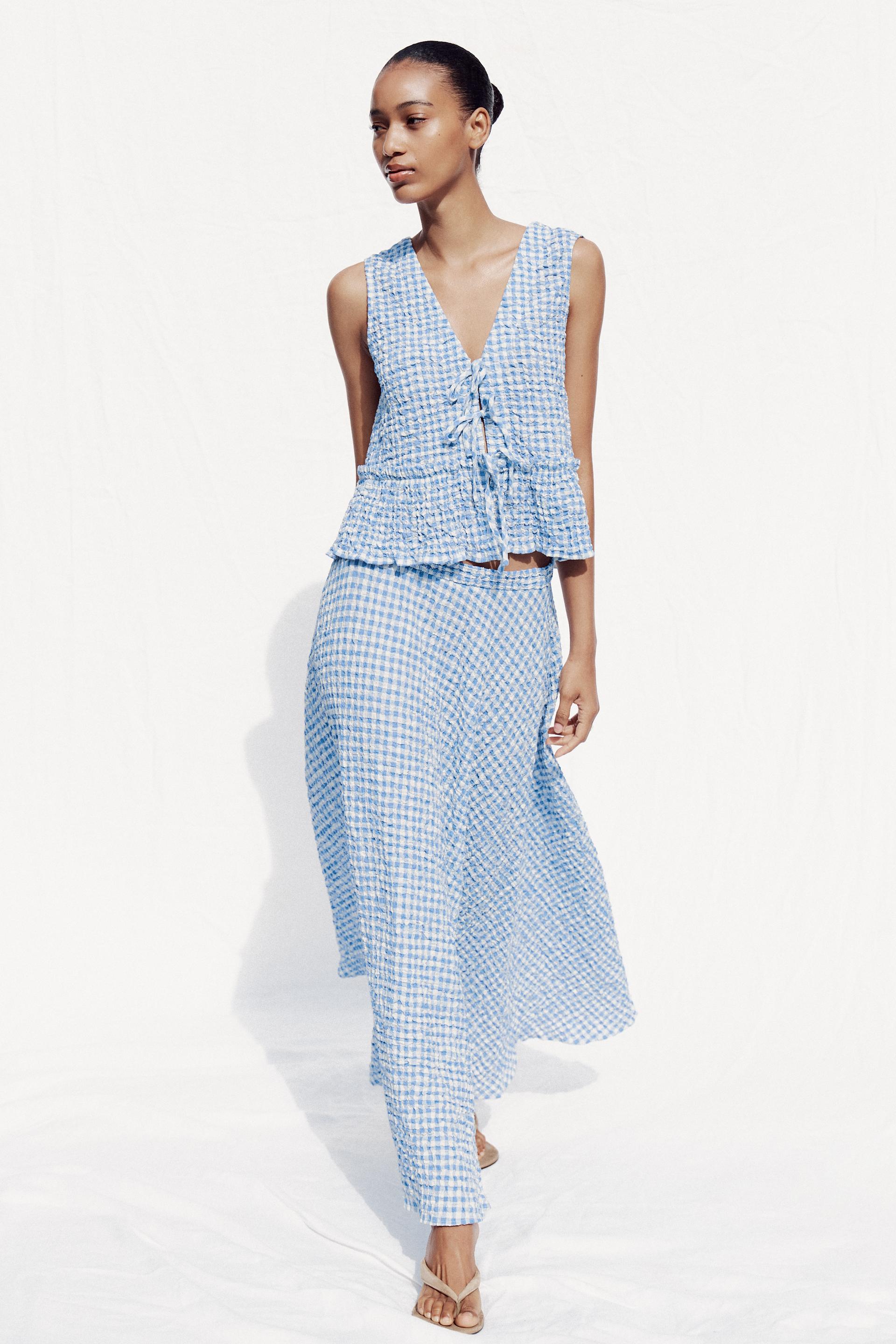 GINGHAM TOP