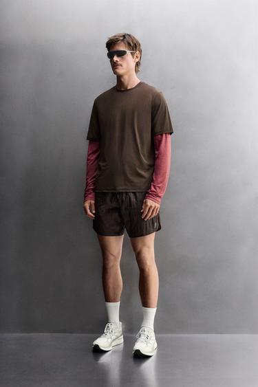 T-SHIRT RUNNING RIDAR© x ZARA - Marron de Zara - Image 0