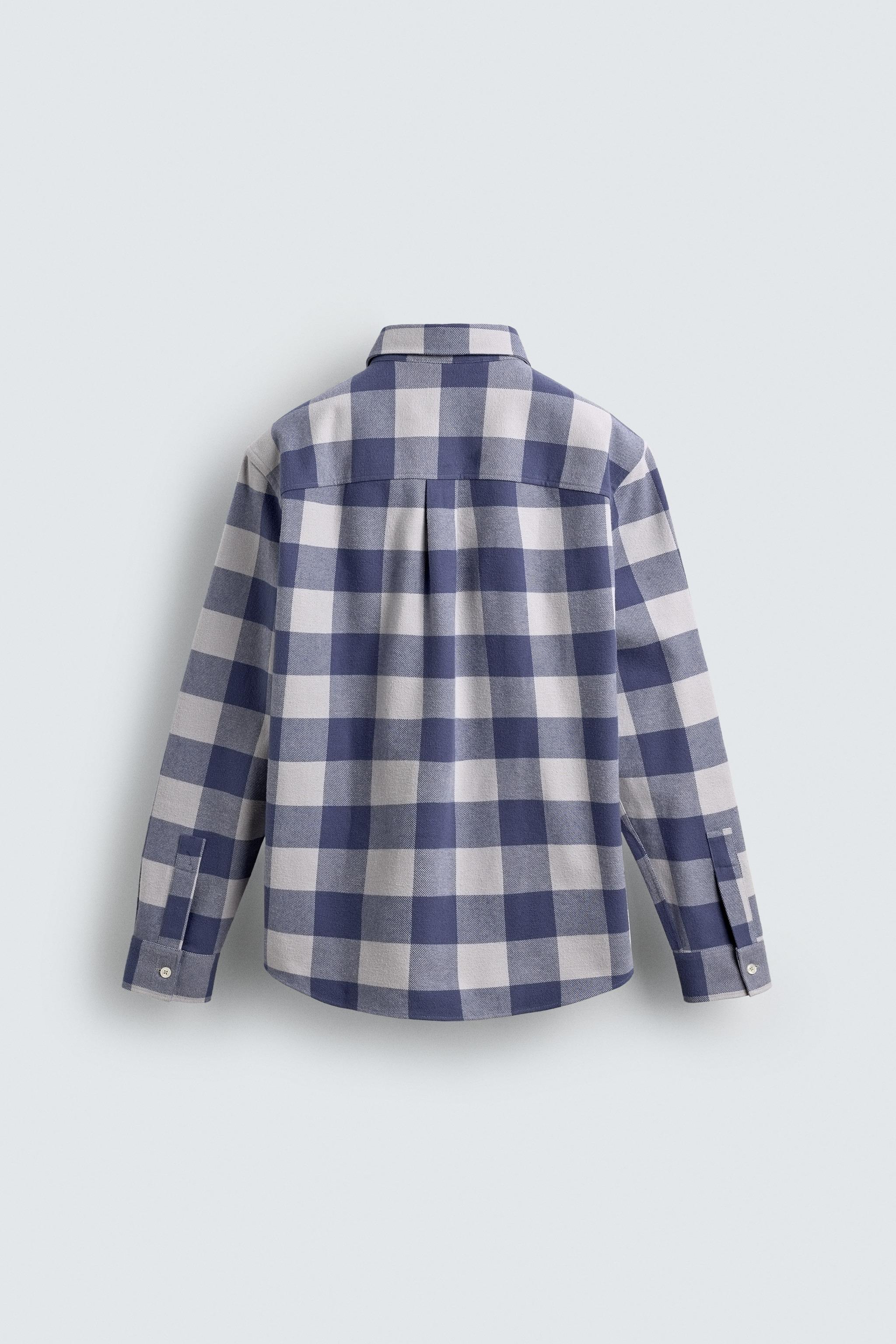PLAID FLANNEL SHIRT AARON LEVINE X ZARA