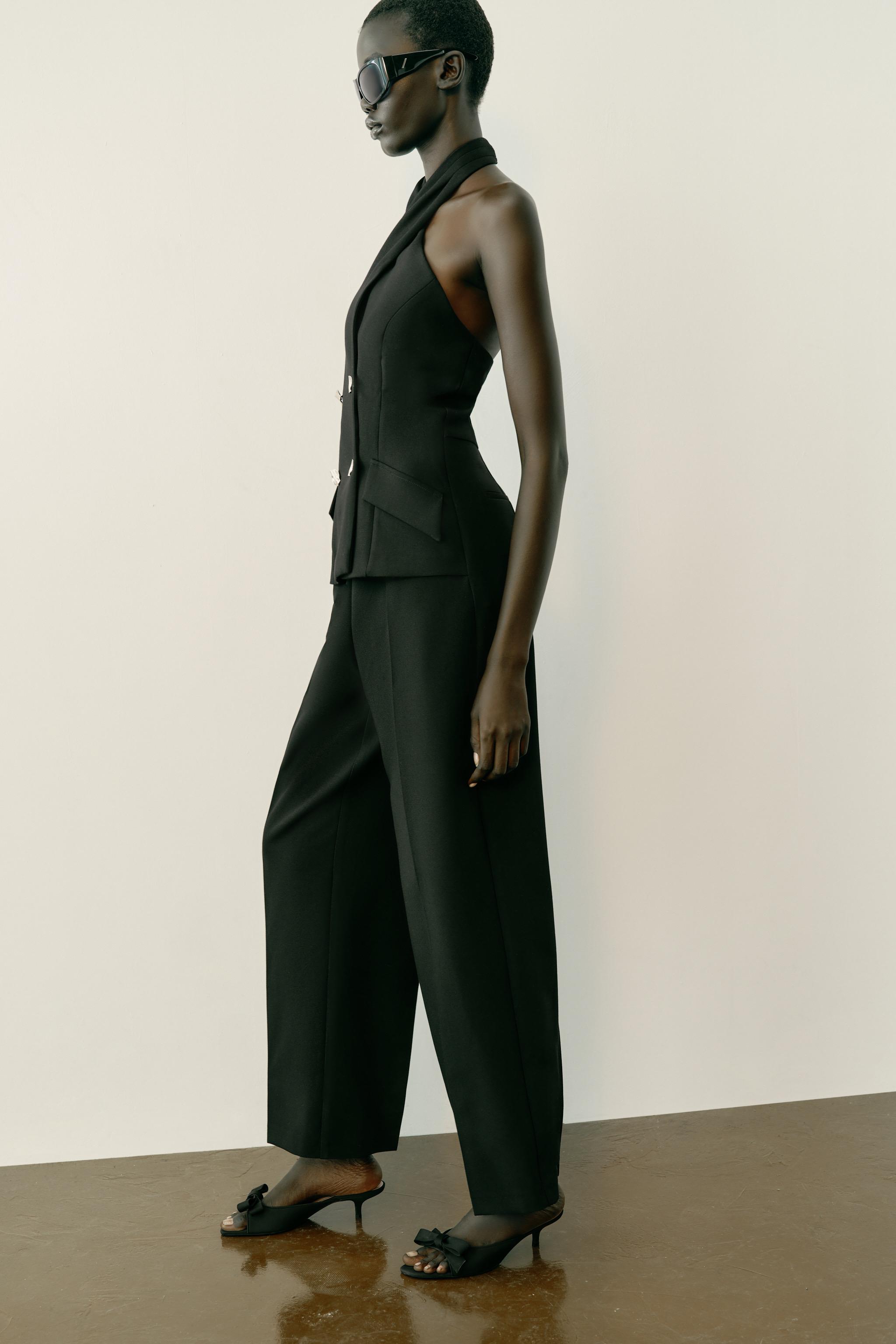 CRISSCROSS HALTER JUMPSUIT