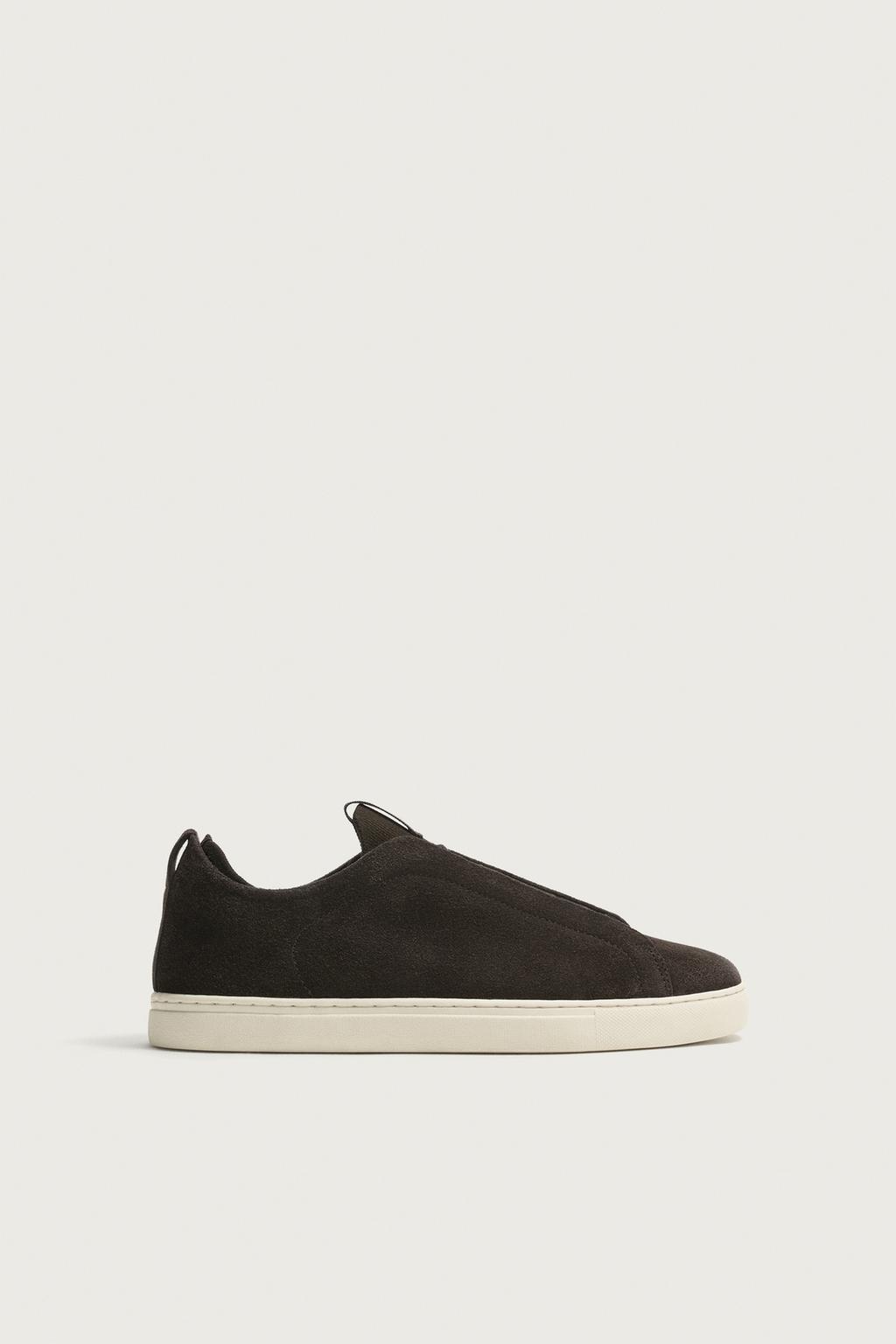 Leather Sneakers — Men's