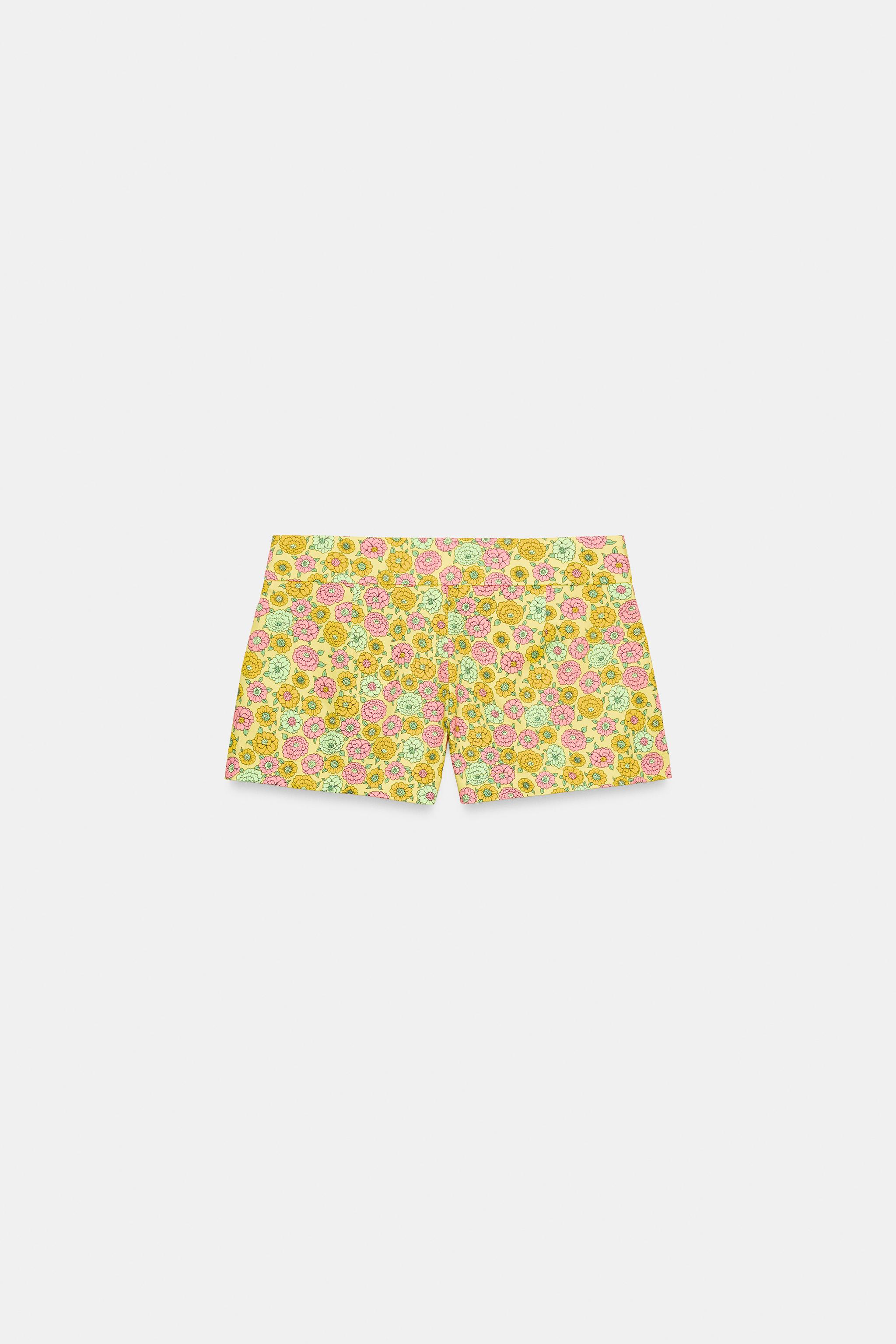 MINI FLORAL SHORTS
