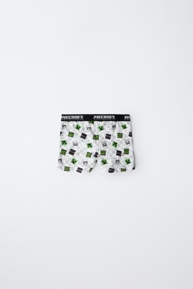 6-14 ANS/ LOT DE DEUX BOXERS MINECRAFT © MOJANG AB. ™ - Gris chiné de Zara - Image 3