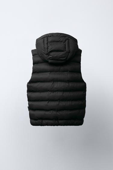 Zara ULTRALIGHT WATER REPELLENT VEST - Black