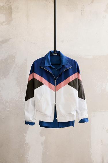 COLOUR BLOCK TECHNICAL JACKET - Multicoloured by Zara