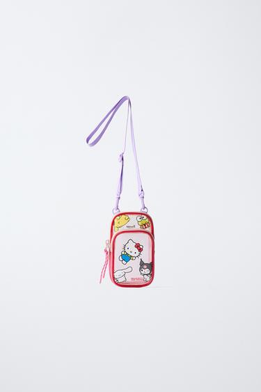 HELLO KITTY AND FRIENDS © SANRIO VINYL MOBILE PHONE HOLDER - Pink by Zara