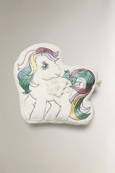 KIDS' MY LITTLE PONY© FAUX FUR CUSHION - Multicoloured by Zara