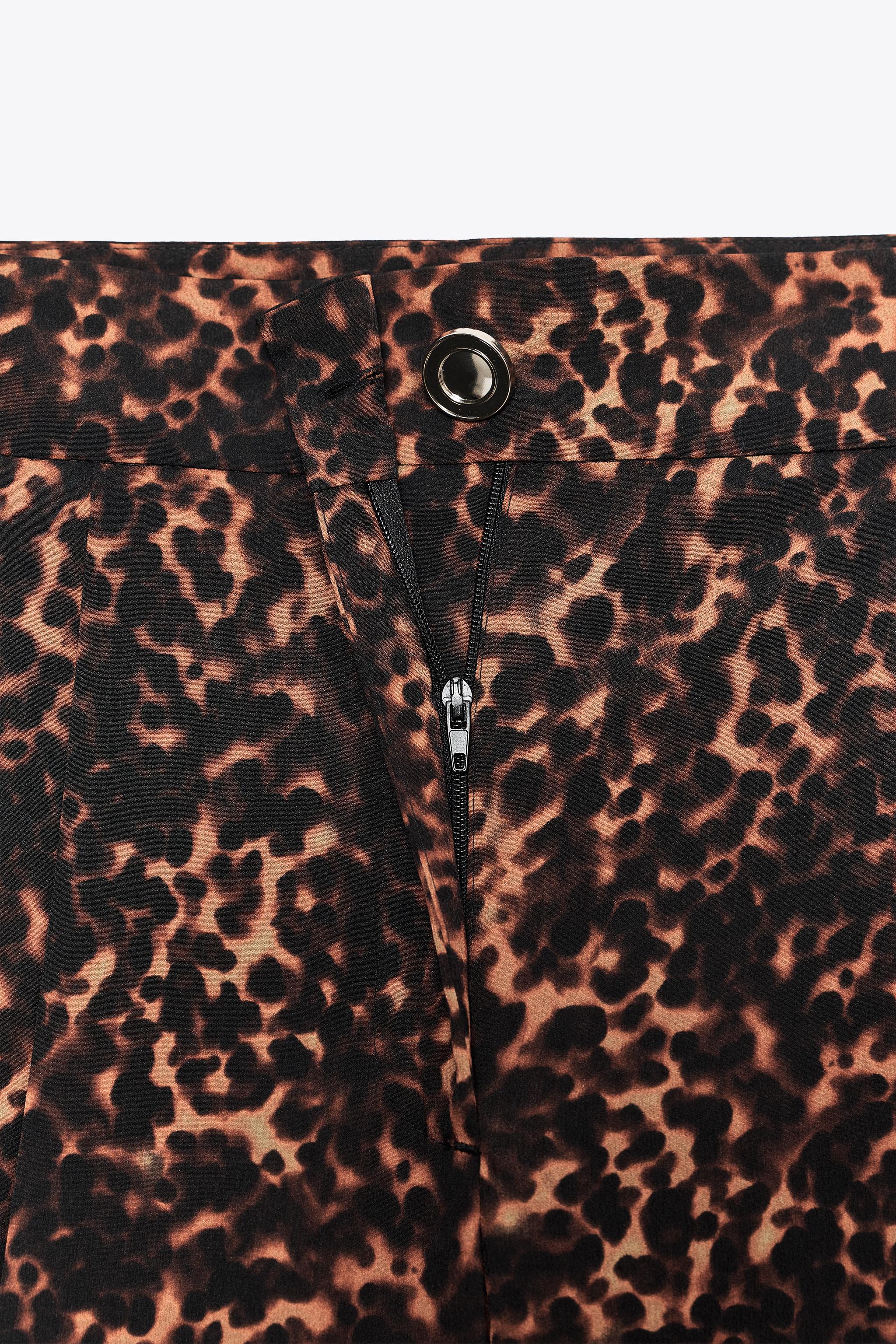 ANIMAL PRINT PALAZZO PANTS